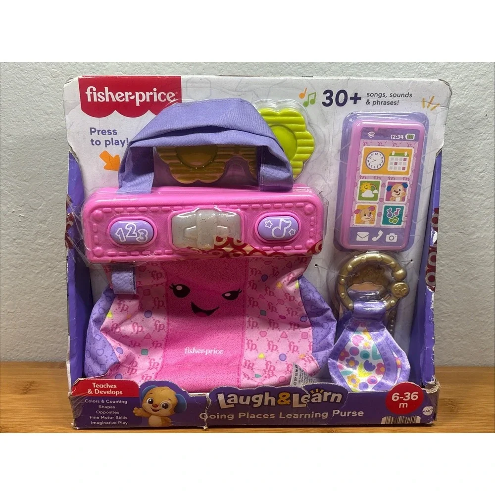Fisher-Price Laugh & Learn Going Places Learning Purse – Interactive Toy (Read)